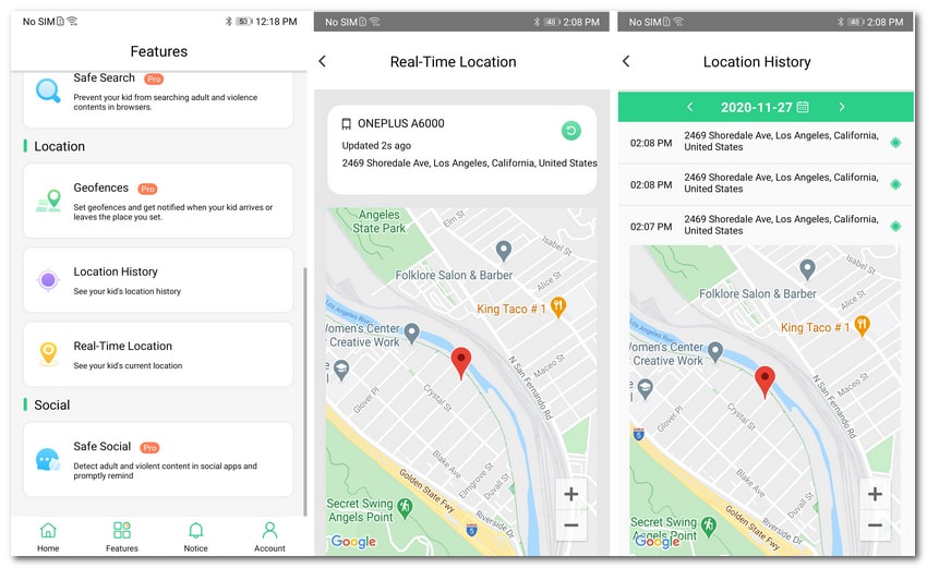 famikit locatietracering